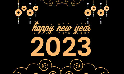 happy new year 20223 background
