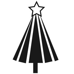 Christmas Tree Vector Design 