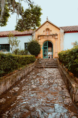 An entrance to a courtyard in Villa de Leyva