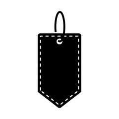 price tag vector icon in trendy flat design