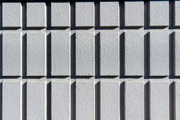 白いブロックの壁