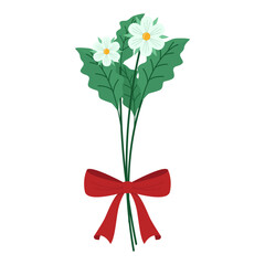 Mistletoe And Christmas Holy Illustration Decoration