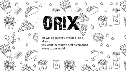 set of hand drawn icons