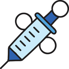 Hand Drawn syringe illustration