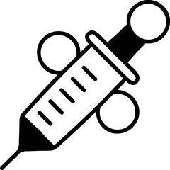 Hand Drawn syringe illustration