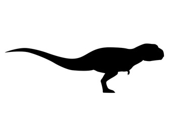 Fototapeta premium silhouette of a dinosaur