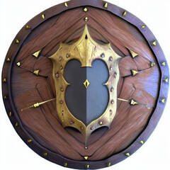 wooden shield