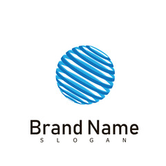 globe global tech logo design symbol