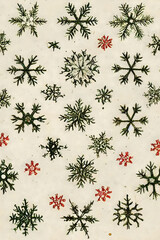 no seamless pattern with snowflakes