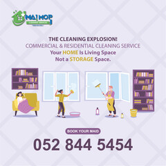 Home Cleaning Services Mop Online Delivery