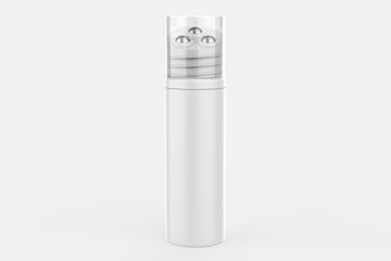 Cosmetic Bottle with Roller Ball Applicator Mockup. 3d illustration