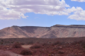 Fototapeta na wymiar Landscape with blue Sky damaraland namibia Africa