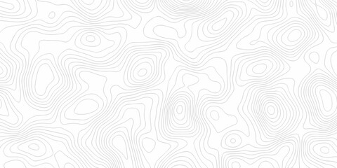 Topographic map. Geographic mountain relief. Abstract lines background. Contour maps. Vector illustration, Topo contour map on white background, Topographic contour lines vector map seamless pattern.