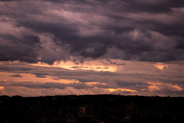 Obraz premium 街・夕方