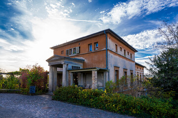 Fototapeta na wymiar Historic Mill of Sanssouci view in Potsdam of Germany
