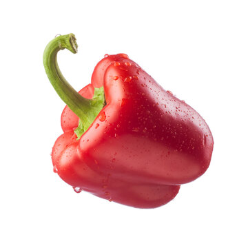 Fresh Bell Pepper On White Background