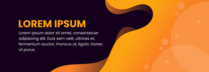 Naklejka premium gradient blob background template, with orange and purple colors, can be used for banners, wallpapers, flayers and website designs