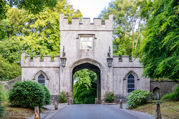 Fototapeta na wymiar The entrance to Markree Castle, Collooney, County Sligo, Ireland