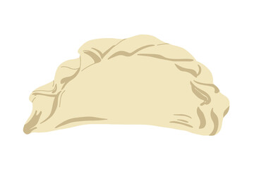 Dumpling isolated on background. Vector illustration.