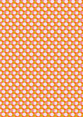 つまみ細工を使用した和柄パターン