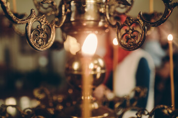 christmas decoration on the table