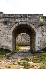 Fototapeta na wymiar Baba Vida fortress in Vidin, Bulgaria on the shore of Danube river - impressive and well preserved cultural monument 