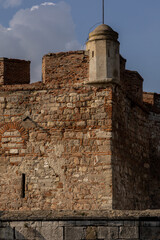 Baba Vida fortress in Vidin, Bulgaria on the shore of Danube river - impressive and well preserved cultural monument 