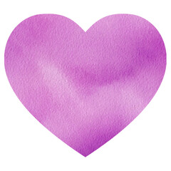 Heart Watercolor Shape