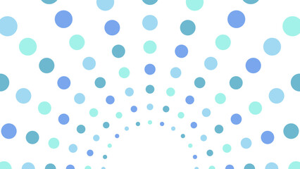 水玉の放射背景