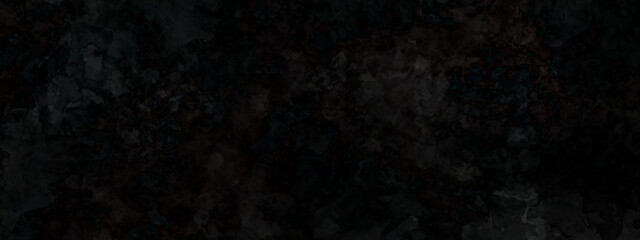 watercolor black wall texture. Abstract watercolor black grunge background. Dark backdrop. 