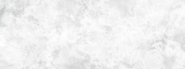 White watercolor background painting with cloudy distressed texture and marbled grunge, soft gray or silver vintage colors. beautiful white watercolor abstract marble background.
