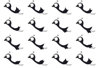 Egret, Heron Flying bird animation sheet for video games.