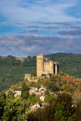 Fototapeta na wymiar Chateau de Najac, Aveyron, Southern France