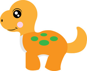  Dinosaur vector illustration. animal image or clip art.