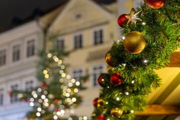 Christmas decoration in Prague, Czech Republic