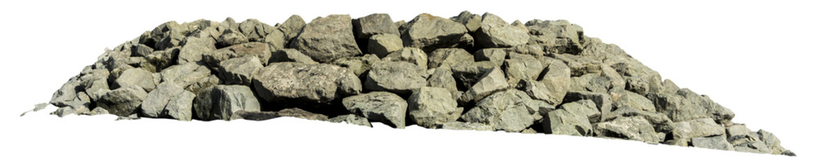Isolated PNG cutout of Icelandic rocks on a transparent background
