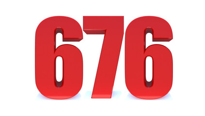 676 number