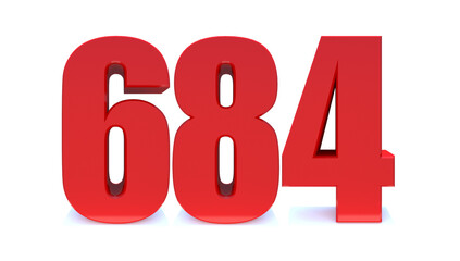 684 number