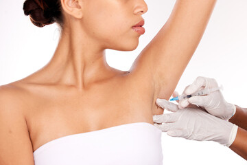 Beauty, armpit and injection for wellness aesthetic and professional treatment of hyperhidrosis....