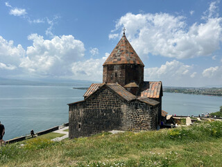 Sevanavank Monastery at Lake Sevan in Armenia