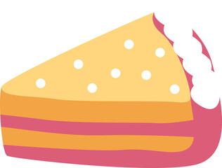 Cute Cake Bakery Vector Cartoon