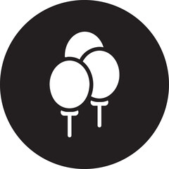 balloon glyph icon