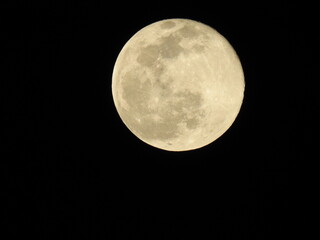 Full moon night from Istanbul