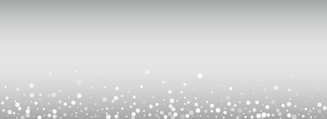 Obraz premium Winter Blizzard Vector Silver Panoramic