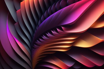 abstract gradient colors. scale pattern as wallpaper background illustration. Generative AI.