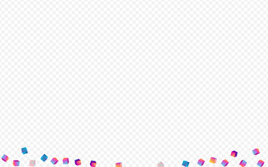 Rainbow Box Vector Transparent Background.