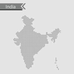 Fototapeta na wymiar map of India