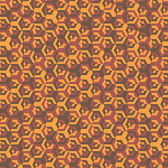  Hexagonal Maze pattern abstract illustration