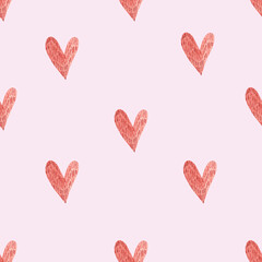 seamless background with hearts