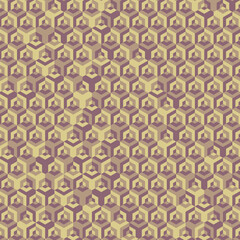  Hexagonal Maze pattern abstract illustration